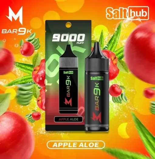 Marbo 9K มาโบ 9k กลิ่น Apple Aloe แอปเปิ้ลว่านหางจระเข้ พอตใช้แล้วทิ้ง 9000 คำ