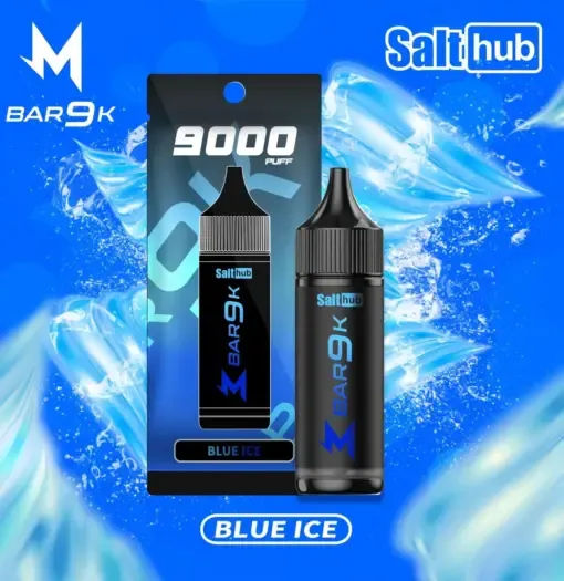 Marbo 9K มาโบ 9k กลิ่น Blue Ice บลูไอซ์ พอตใช้แล้วทิ้ง 9000 คำ