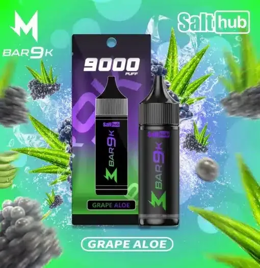 Marbo 9K มาโบ 9k กลิ่น Grape Aloe องุ่นว่านหางจระเข้ พอตใช้แล้วทิ้ง 9000 คำ