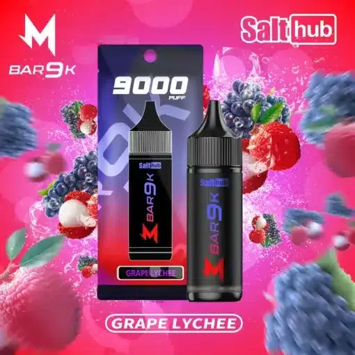 Marbo 9K มาโบ 9k กลิ่น Grape Lychee องุ่นลิ้นจี่ พอตใช้แล้วทิ้ง 9000 คำ