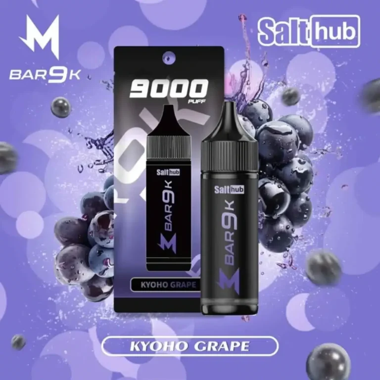 Marbo 9K มาโบ 9k กลิ่น Kyoho Grape องุ่นเคียวโฮ พอตใช้แล้วทิ้ง 9000 คำ