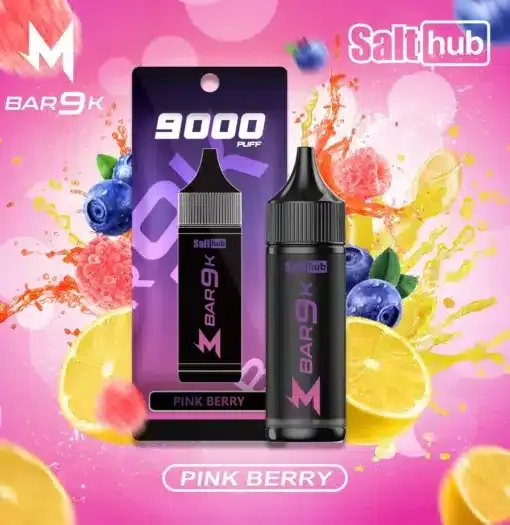 Marbo 9K มาโบ 9k กลิ่น Pink berry พิงค์เบอร์รี่ พอตใช้แล้วทิ้ง 9000 คำ
