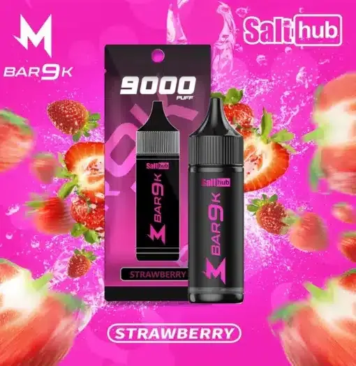Marbo 9K มาโบ 9k กลิ่น Strawberry สตรอว์เบอร์รี่ พอตใช้แล้วทิ้ง 9000 คำ