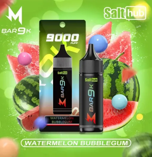 Marbo 9K มาโบ 9k กลิ่น Watermelon Bubblegum แตงโมบับเบิ้ลกัม พอตใช้แล้วทิ้ง 9000 คำ