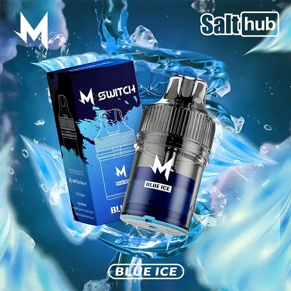 หัวพอต M Switch 15K หัวมาโบ 15k กลิ่น Blue Ice บลูไอซ์