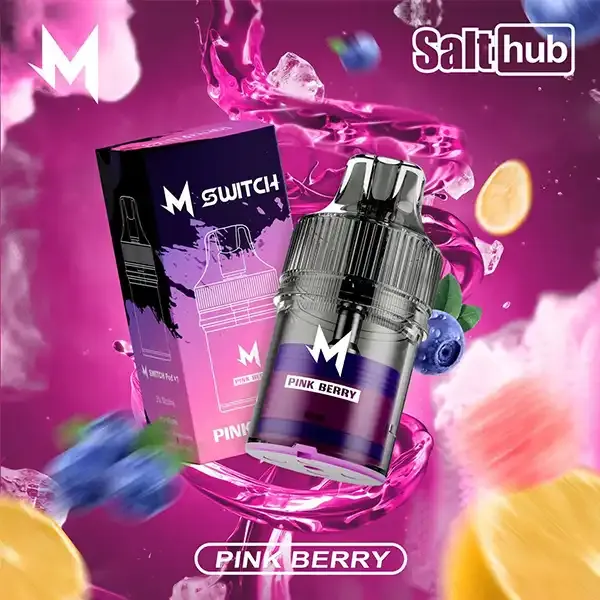 หัวพอต M Switch 15K หัวมาโบ 15k กลิ่น Pink Berry พิงค์เบอร์รี่