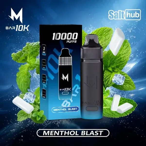 Marbo 10K มาโบ 10000 คำ กลิ่น Menthol Blast เมนทอลเย็นจัด พอตใช้แล้วทิ้ง