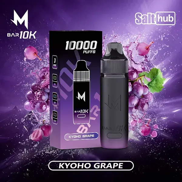 Marbo 10K มาโบ 10000 คำ กลิ่น Kyoho Grape องุ่นเคียวโฮ พอตใช้แล้วทิ้ง